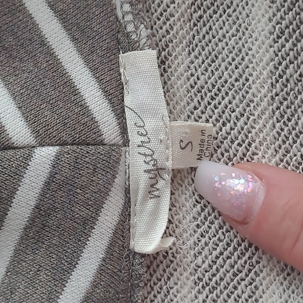 Striped Brown Mystree Women's Jacket Size Small - Picture 5 of 6